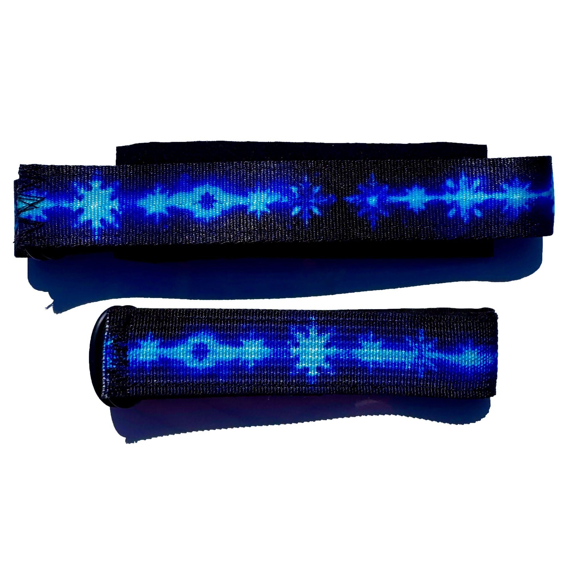 Correas de copo de nieve azules