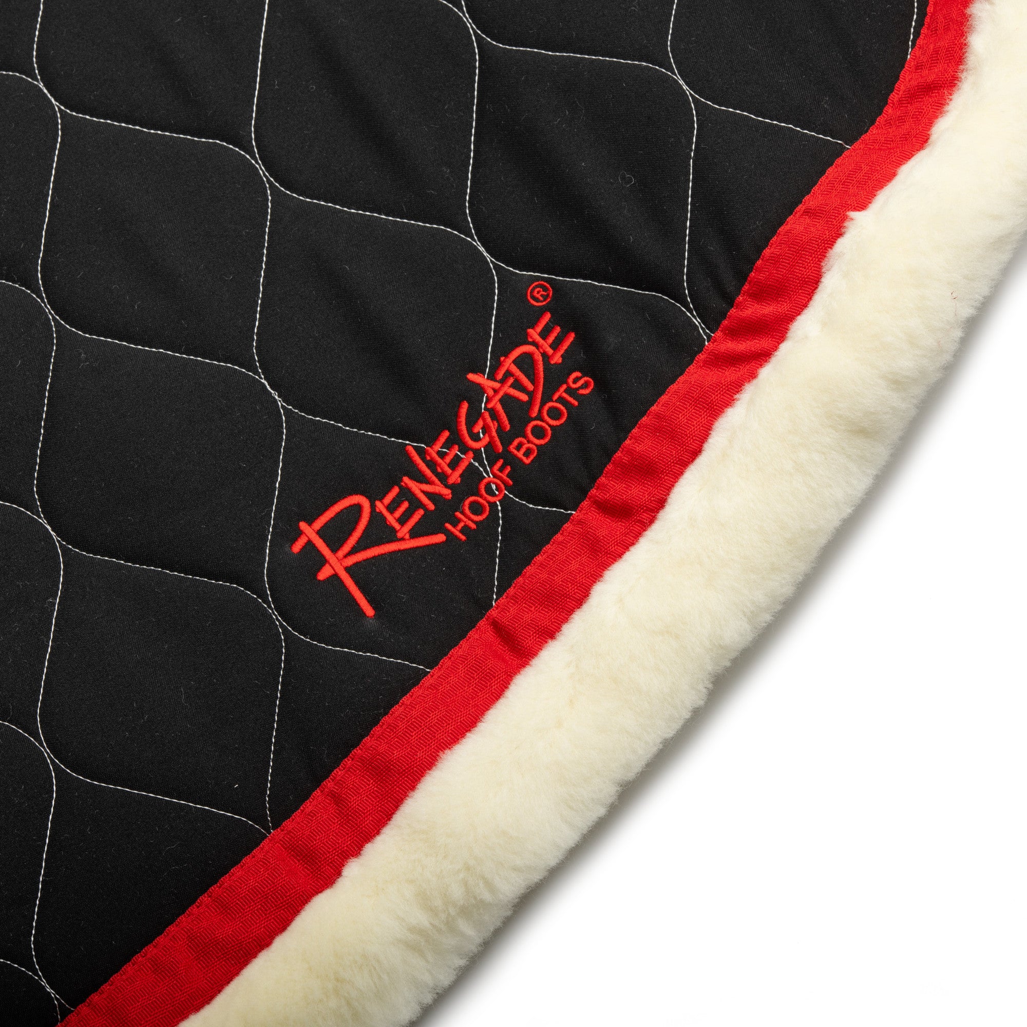 Archer Equine Saddle Pad - Braveheart - Black/Red
