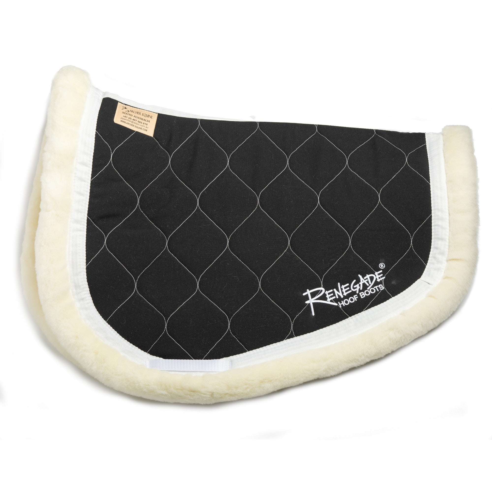 Archer Equine Saddle Pad - Hidalgo - Black/White