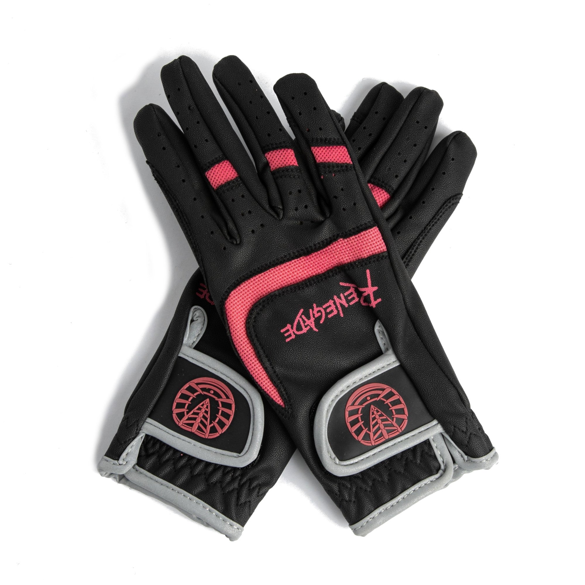 Guantes de montar de cuero Renegade® - Naranja clásico