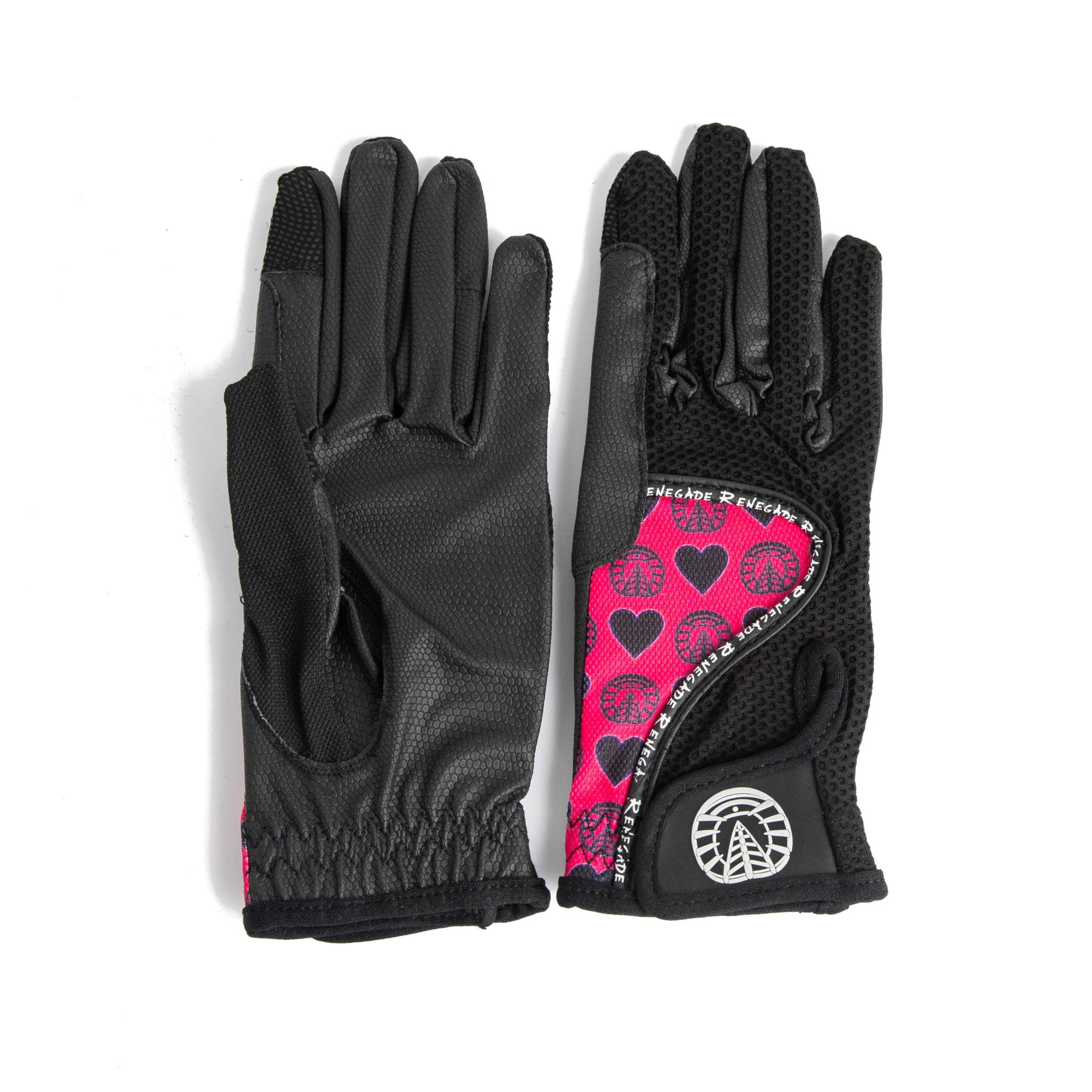 Guantes de montar de cuero Renegade® - Naranja clásico