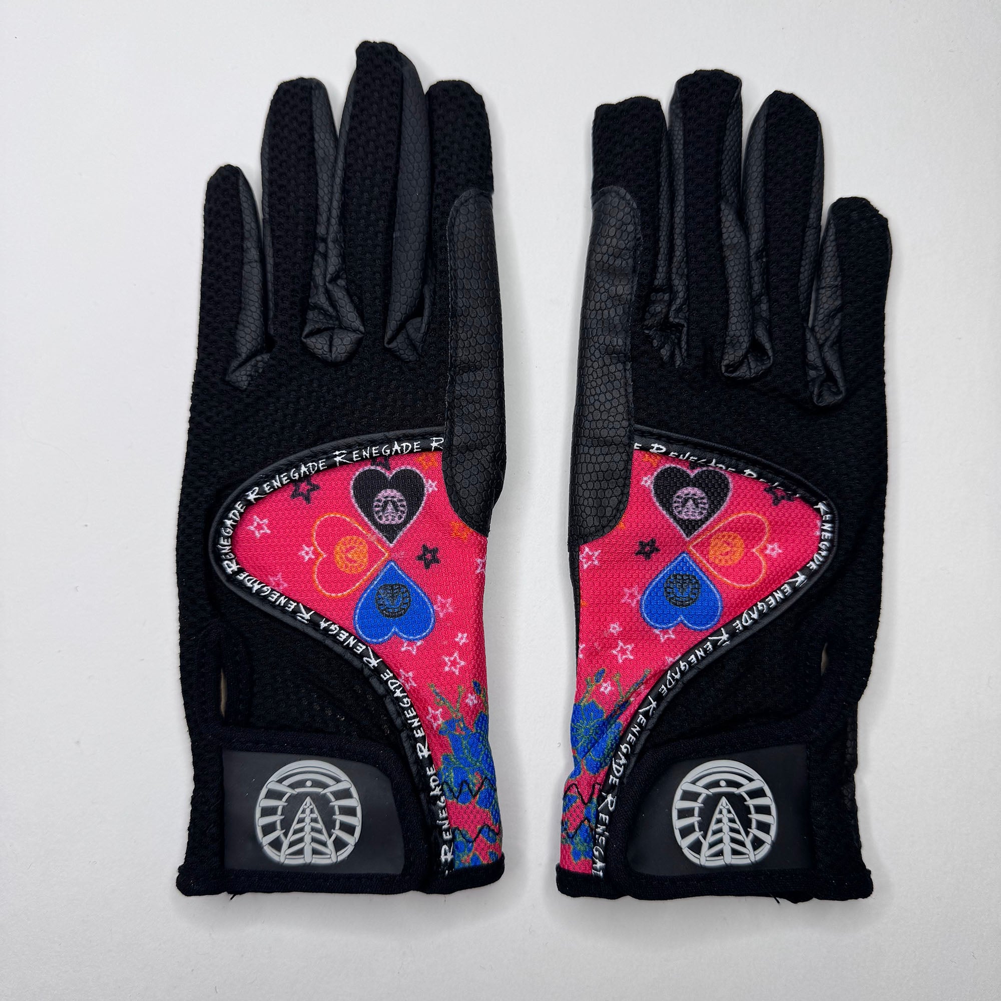 Guantes de montar de cuero Renegade® - Naranja clásico