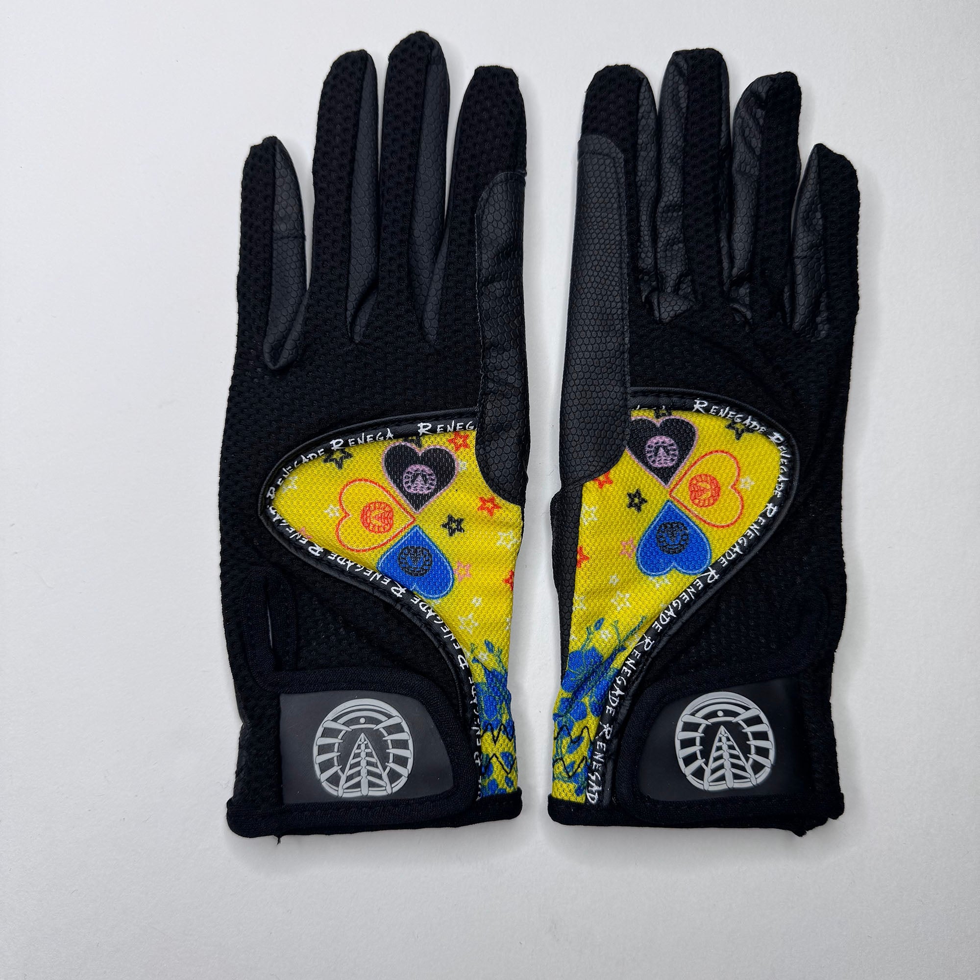 Guantes de montar de cuero Renegade® - Naranja clásico