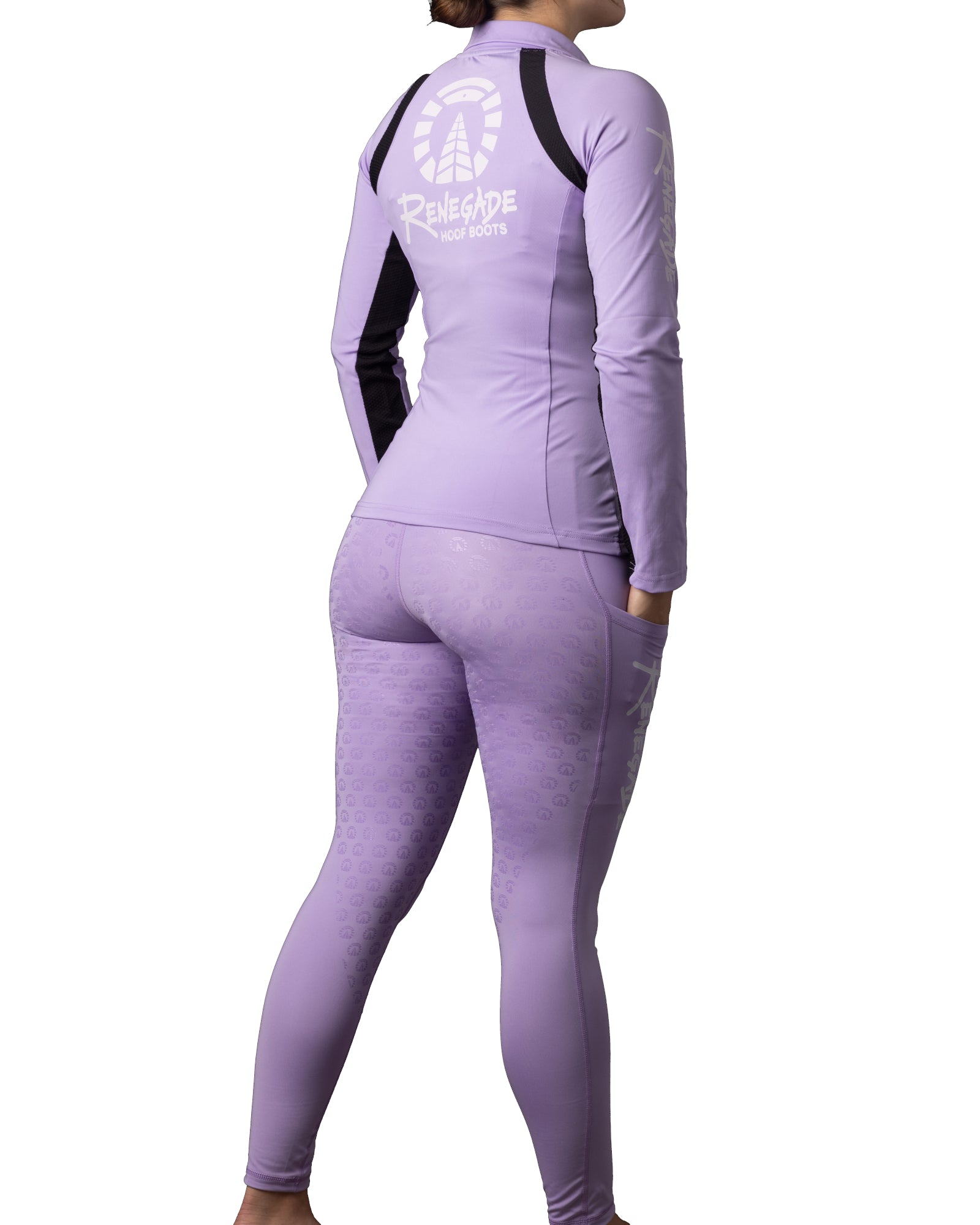 Renegade Riding Tights 2.0 - Lilac Grippy Seat
