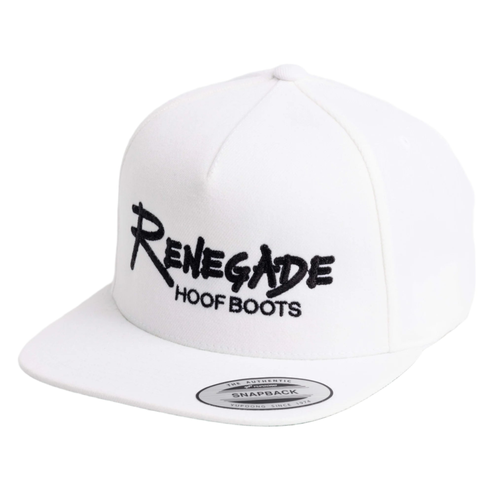 Renegade® Wool Flat Bill Cap - White