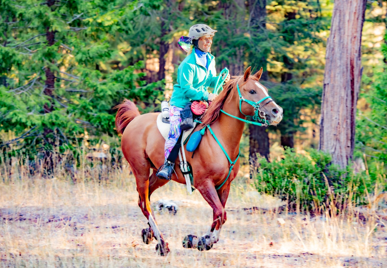 Karen Chaton and VG Ben Jovi at The Riders of the Lost Sierra endurance ride