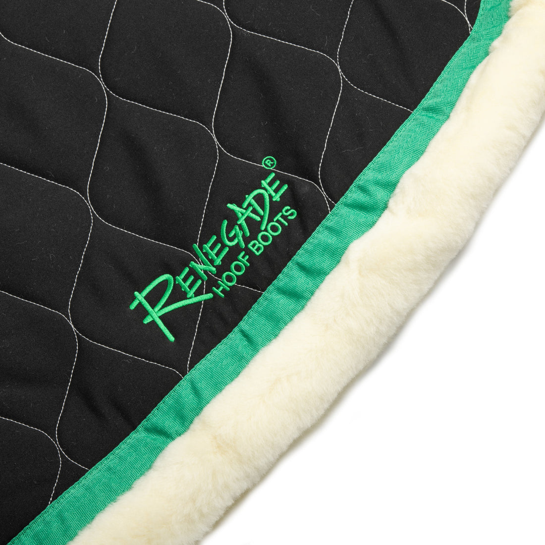 Archer Equine Saddle Pad - Braveheart - Black/Green