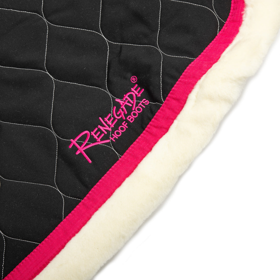 Archer Equine Saddle Pad - Braveheart - Black/Pink