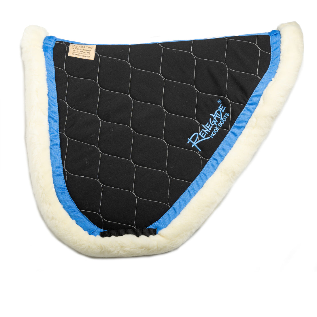 Archer Equine Saddle Pad - Braveheart - Black/Blue