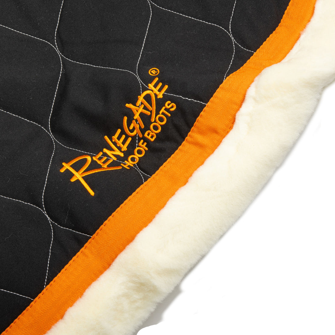 Archer Equine Saddle Pad - Braveheart - Black/Orange