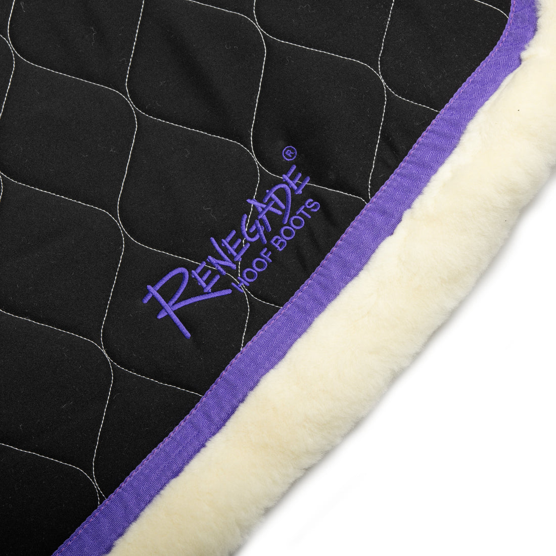 Archer Equine Saddle Pad - Braveheart - Black/Purple