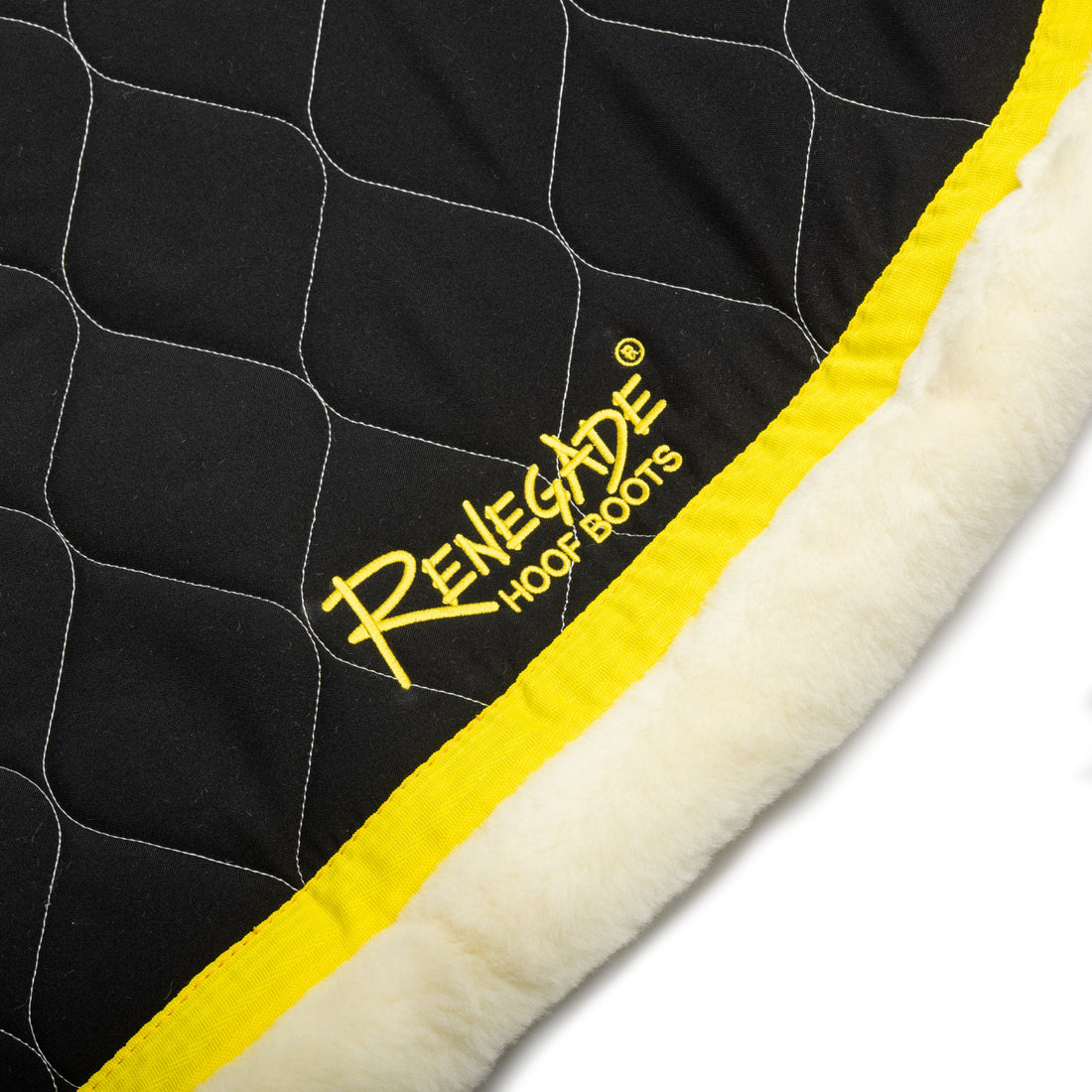 Archer Equine Saddle Pad - Braveheart - Black/Yellow