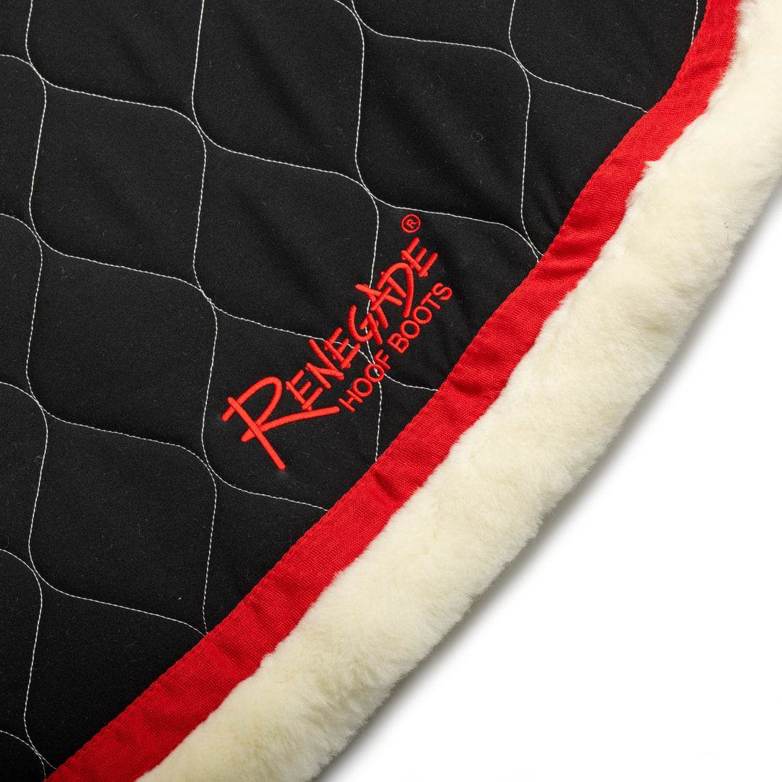 Archer Equine Saddle Pad - Braveheart - Black/Red