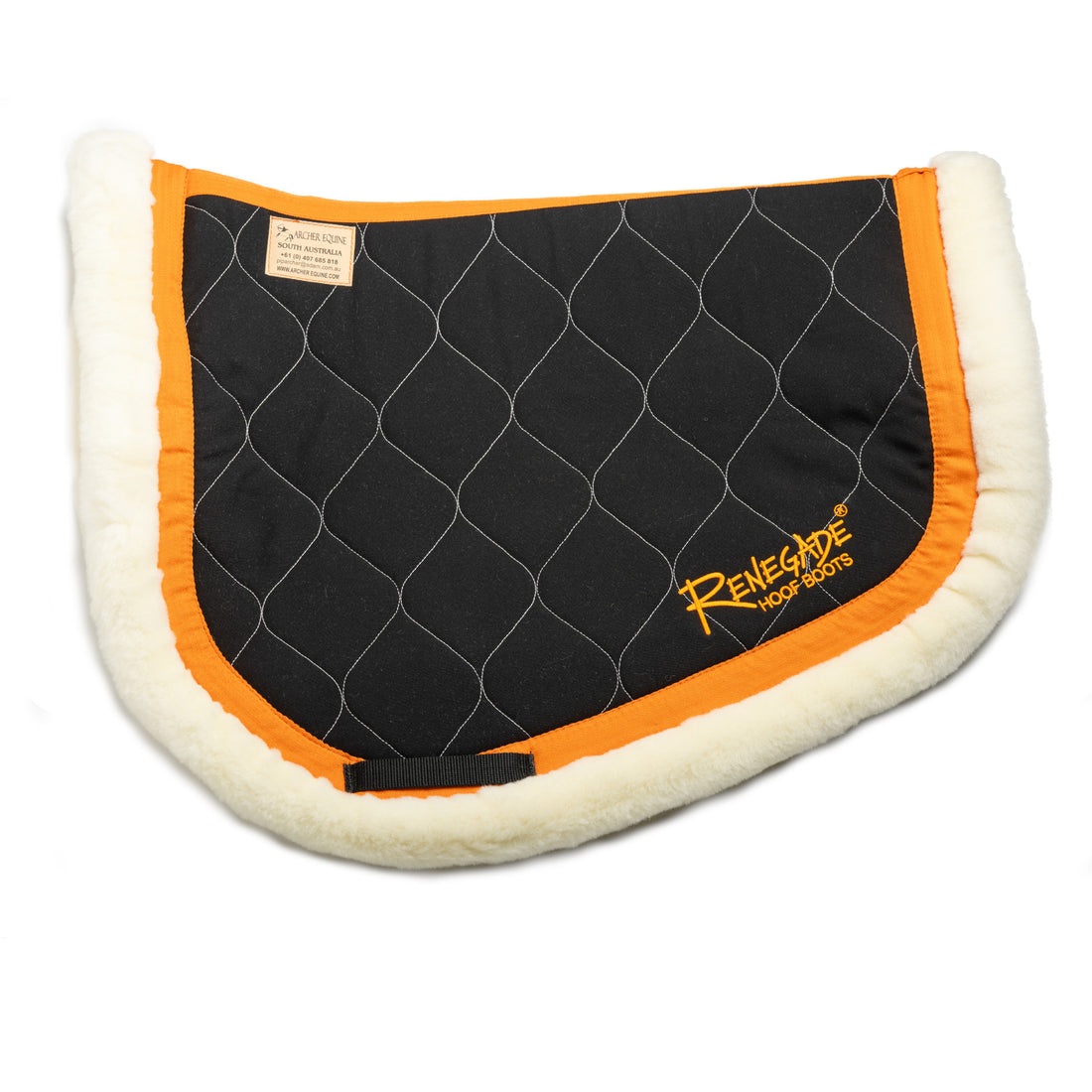 Archer Equine Saddle Pad - Hidalgo - Black/Orange