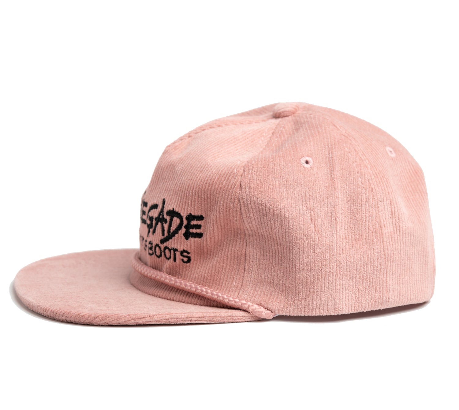 Renegade® Rope Corduroy Snapback Cap - Pink