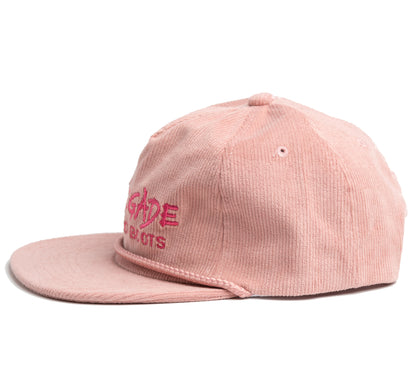 Renegade® Rope Corduroy Snapback Cap - Pink