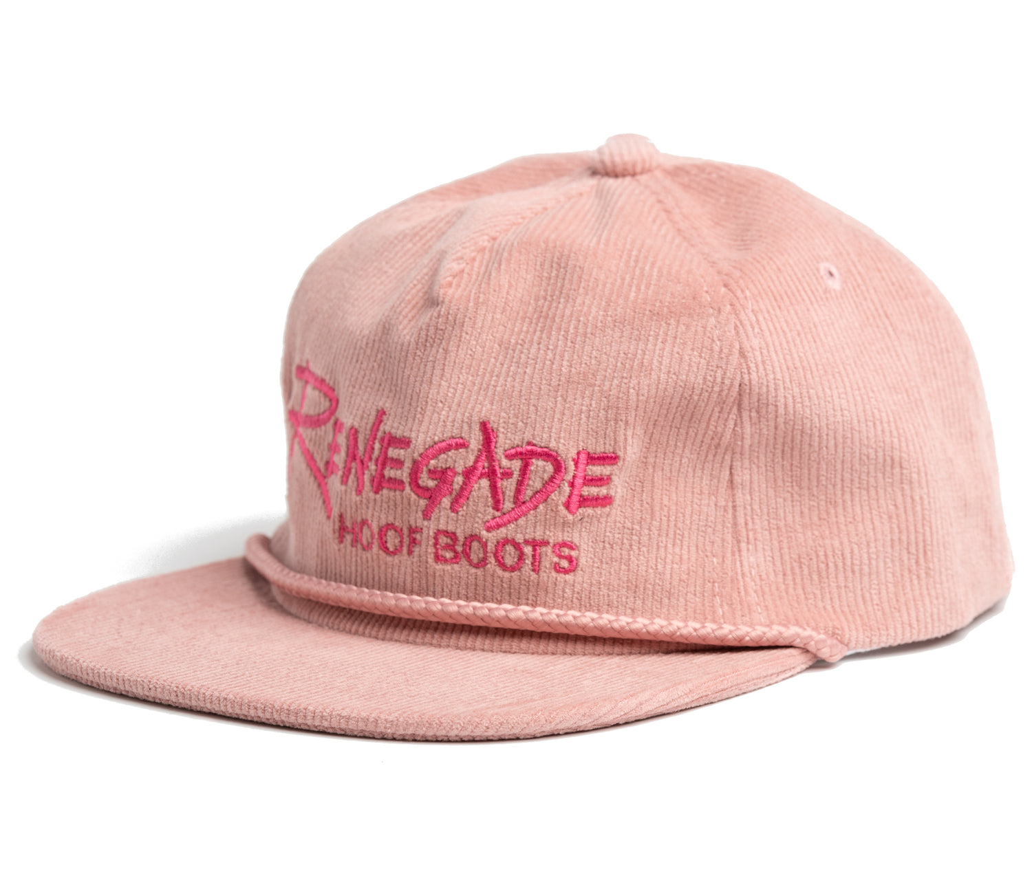 Renegade® Rope Corduroy Snapback Cap - Pink