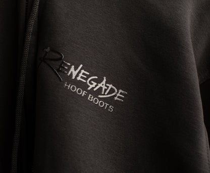 Renegade Kapuzenpullover mit Reißverschluss – Schwarz