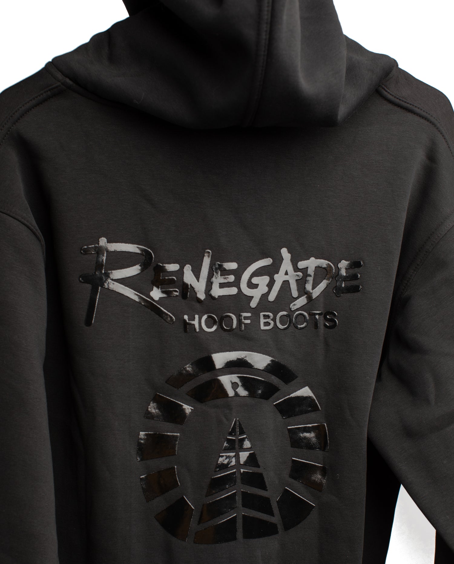 Renegade Kapuzenpullover mit Reißverschluss – Schwarz