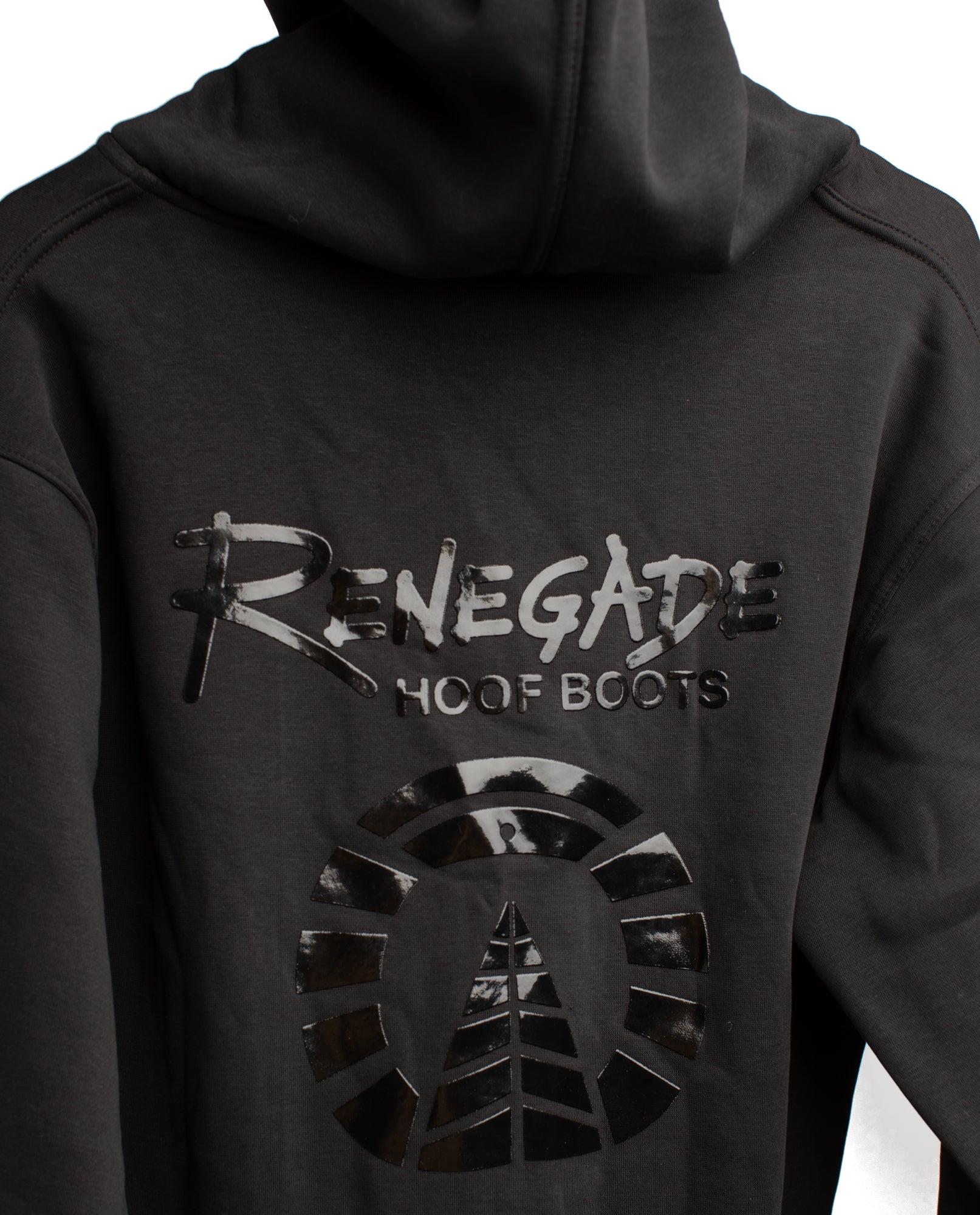 Renegade Kapuzenpullover mit Reißverschluss – Schwarz