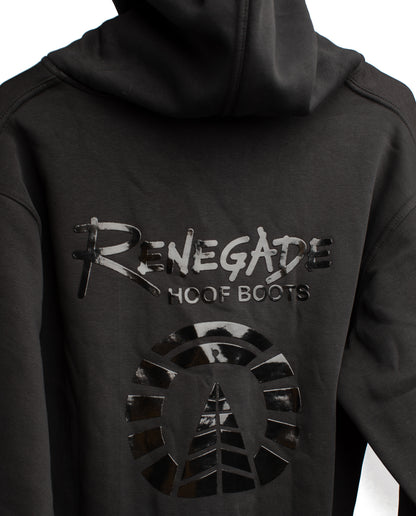 Renegade Kapuzenpullover mit Reißverschluss – Schwarz