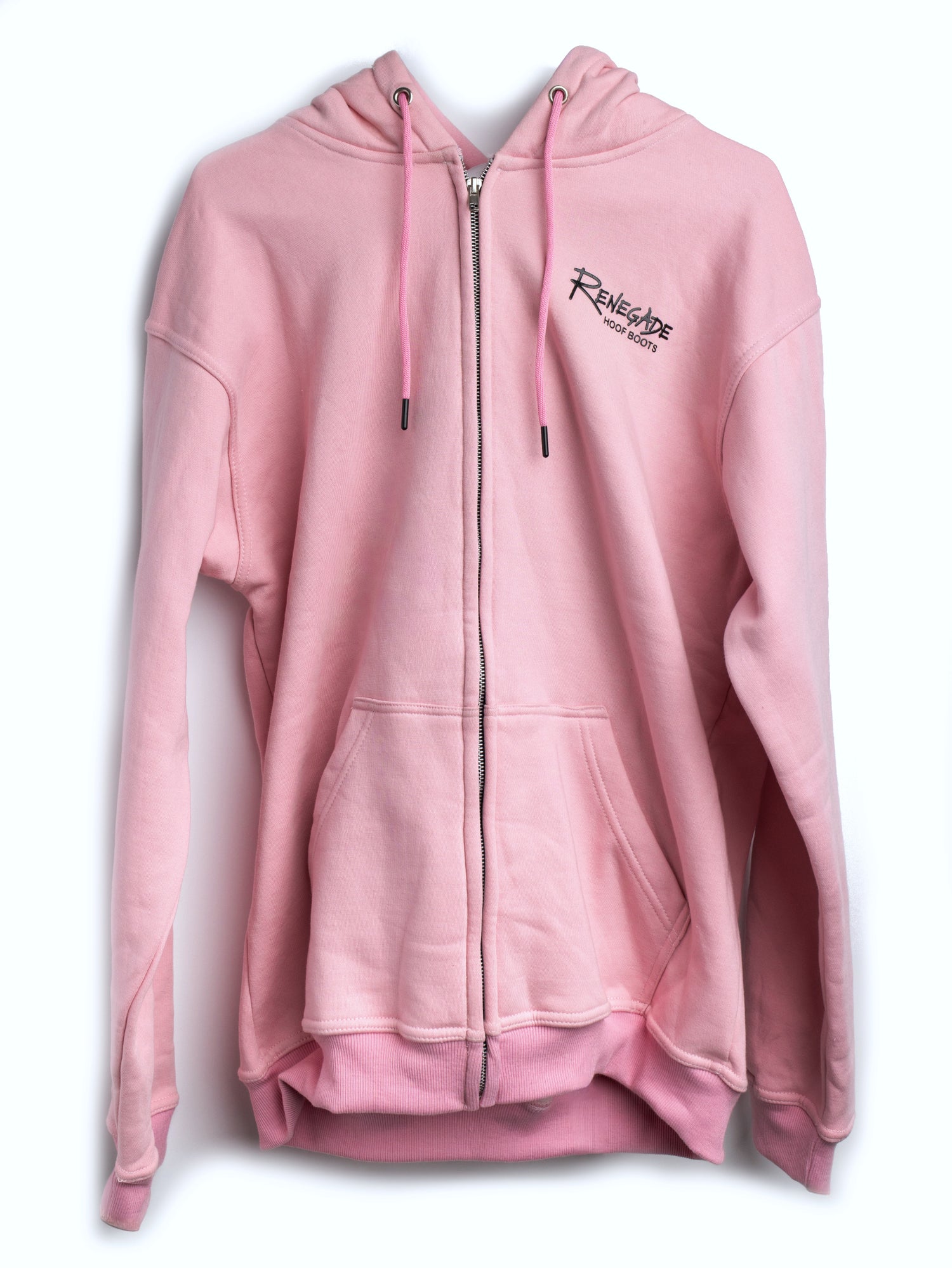 Renegade Kapuzenpullover mit Reißverschluss – Rosa