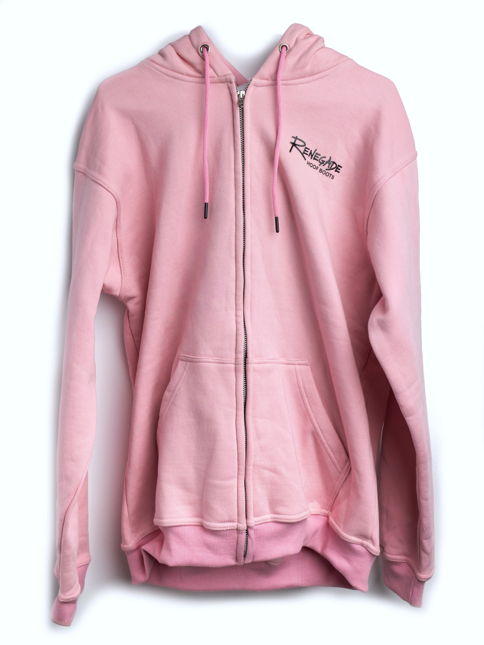 Renegade Kapuzenpullover mit Reißverschluss – Rosa