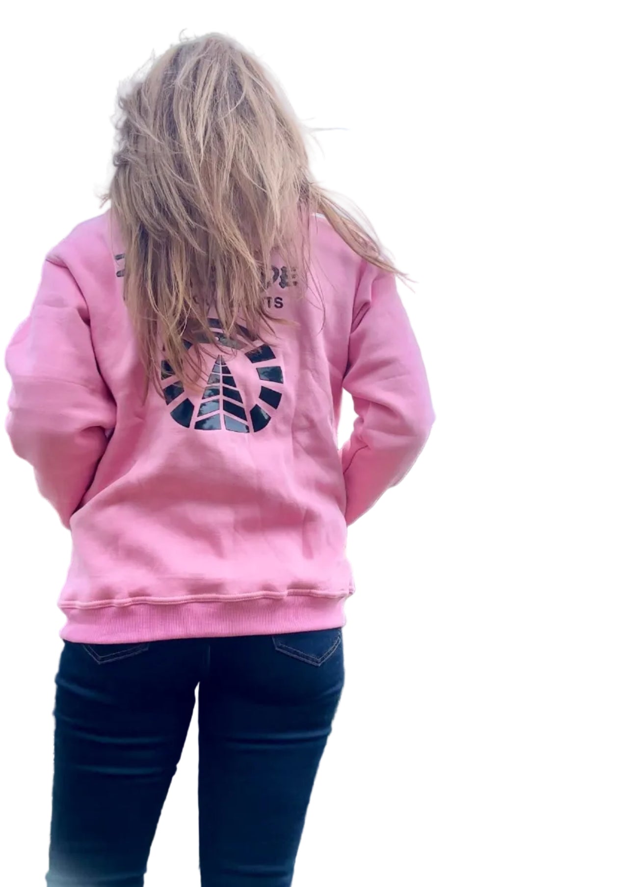 Renegade Kapuzenpullover mit Reißverschluss – Rosa