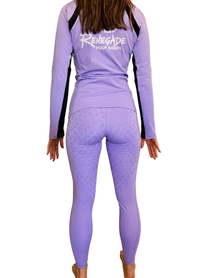 Renegade Riding Tights 2.0 - Lilac Grippy Seat