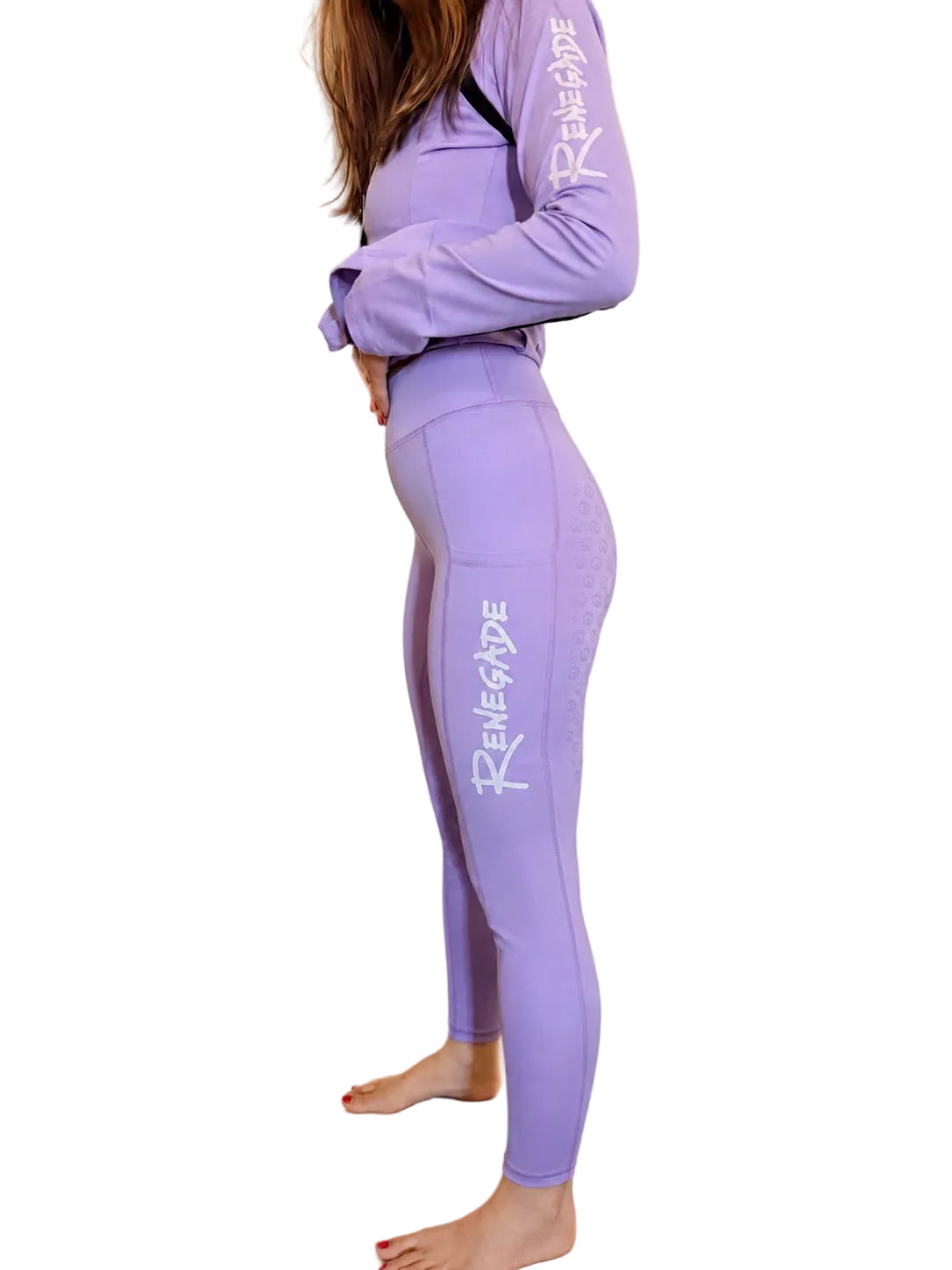 Renegade Riding Tights 2.0 - Lilac Grippy Seat