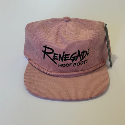Renegade® Rope Corduroy Snapback Cap - Pink/Black