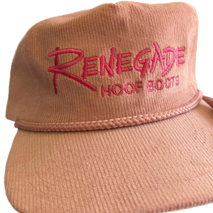 Renegade® Rope Corduroy Snapback Cap - Pink/Pink