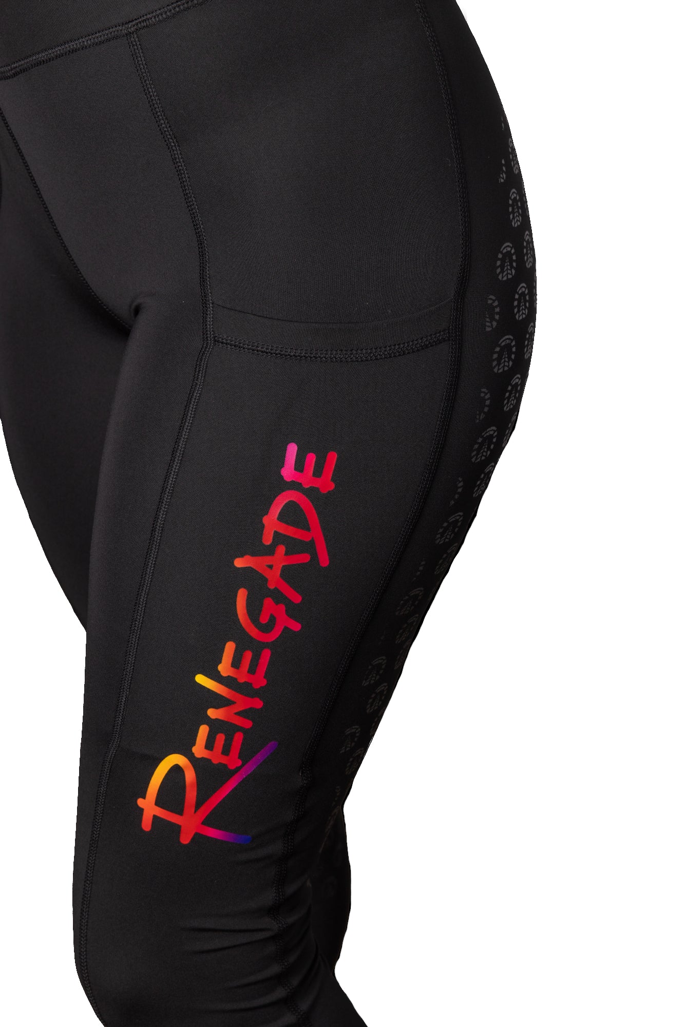 Renegade Riding Tights 2.0 - Black Grippy Seat
