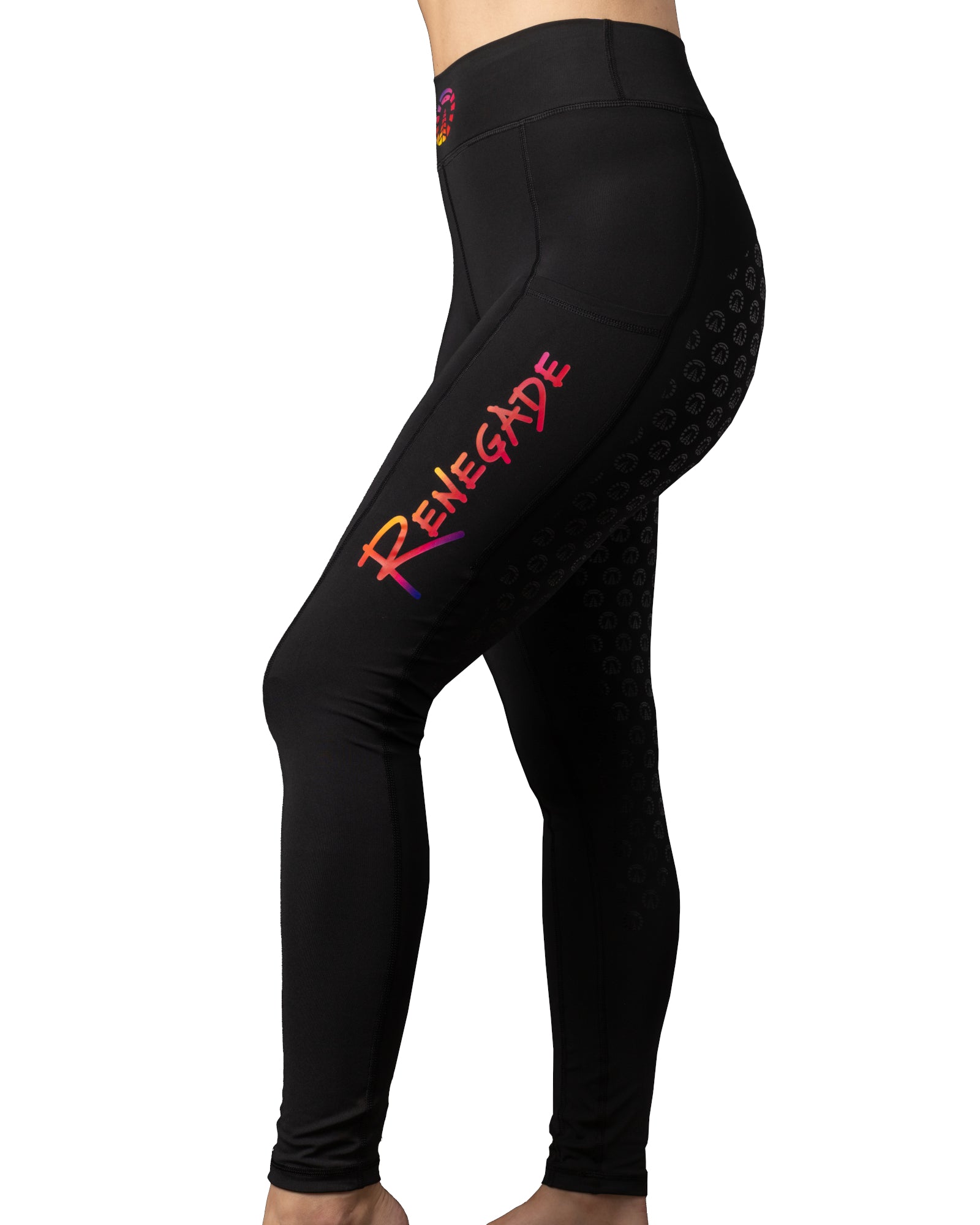 Renegade Riding Tights 2.0 - Black Grippy Seat