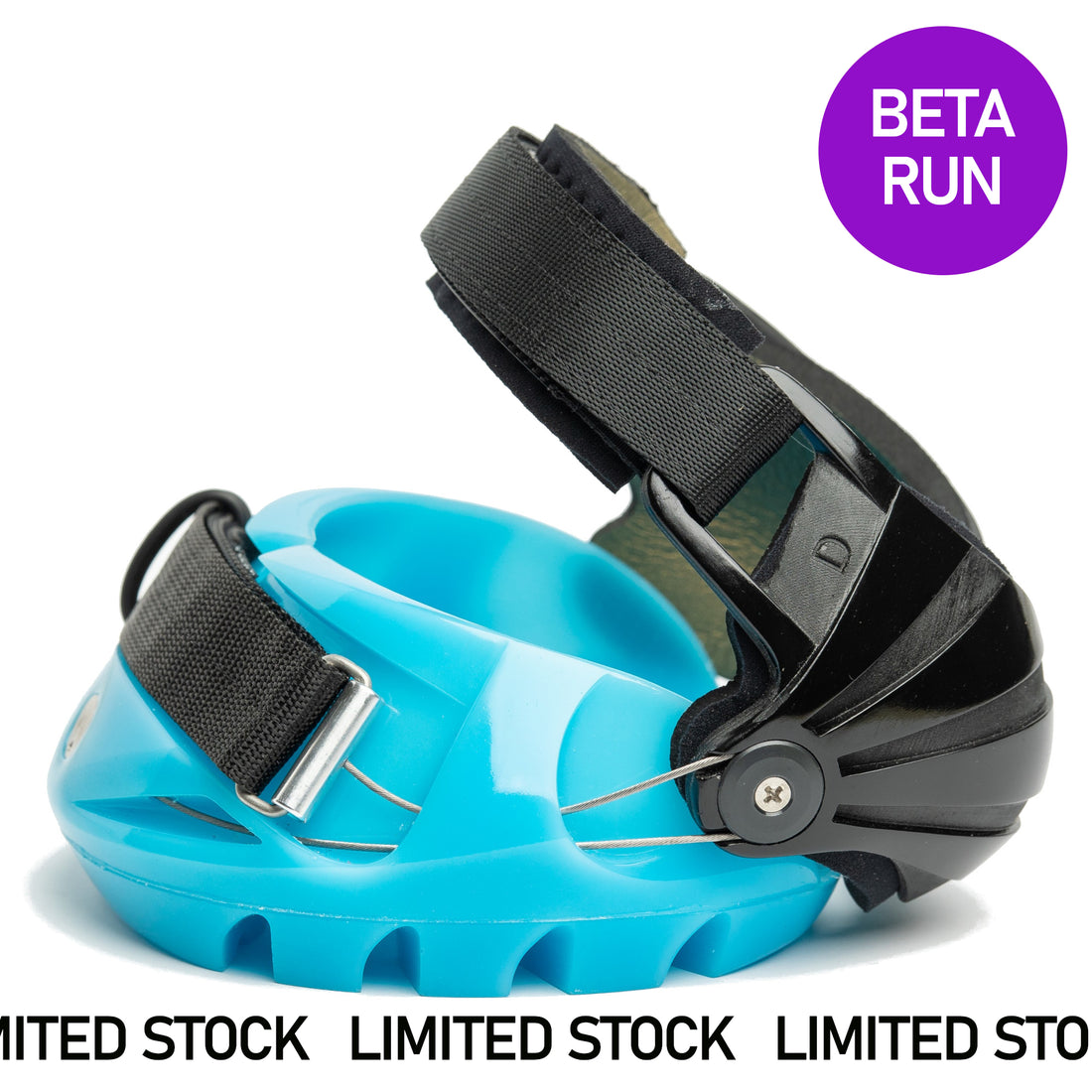 Renegade® Viper  Glow™ Hoof Boot - Glacier Blue Glow