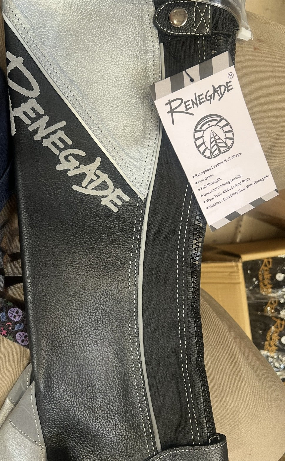 Renegade® Leder-Halbchaps