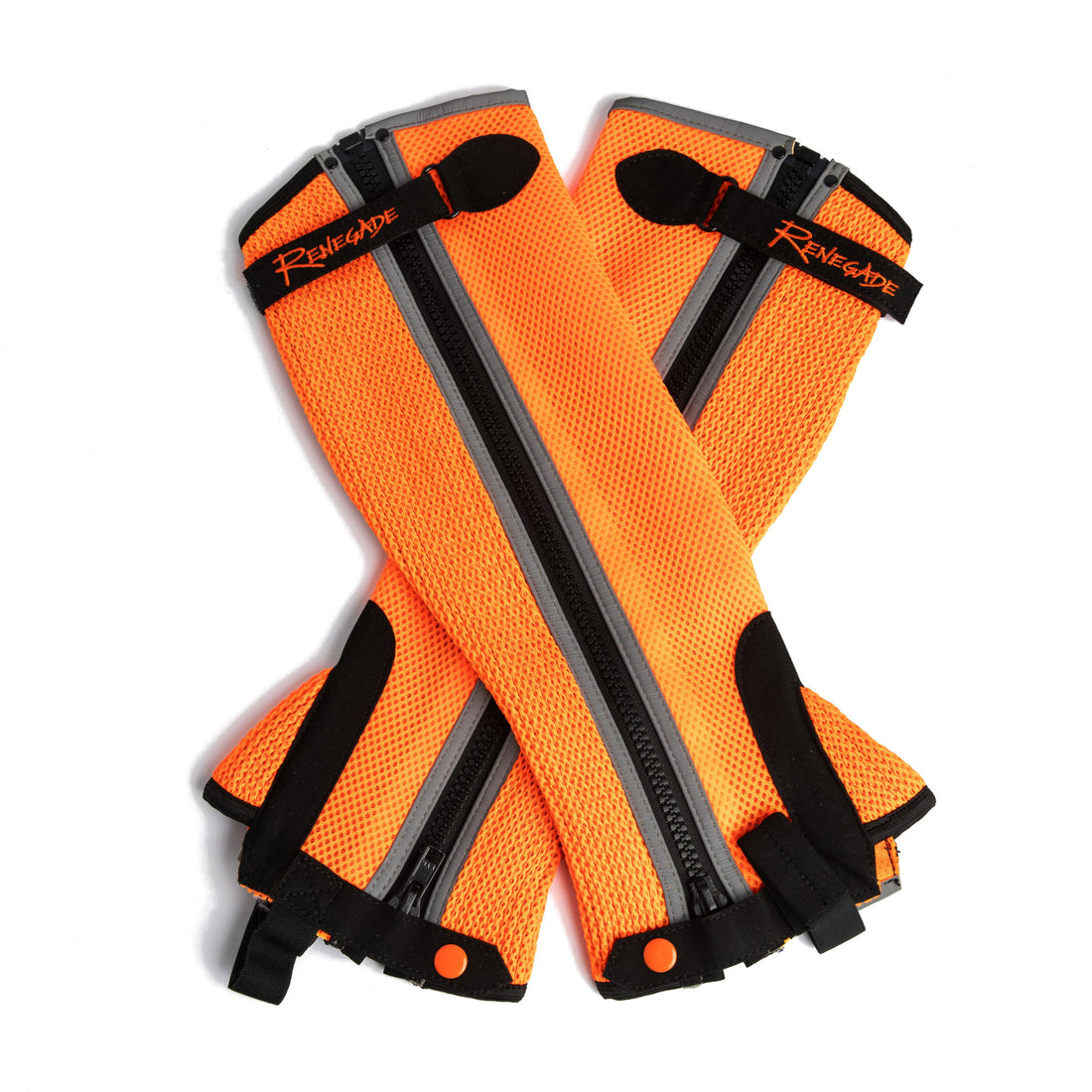 Renegade® Breathable Mesh Half Chaps - Orange
