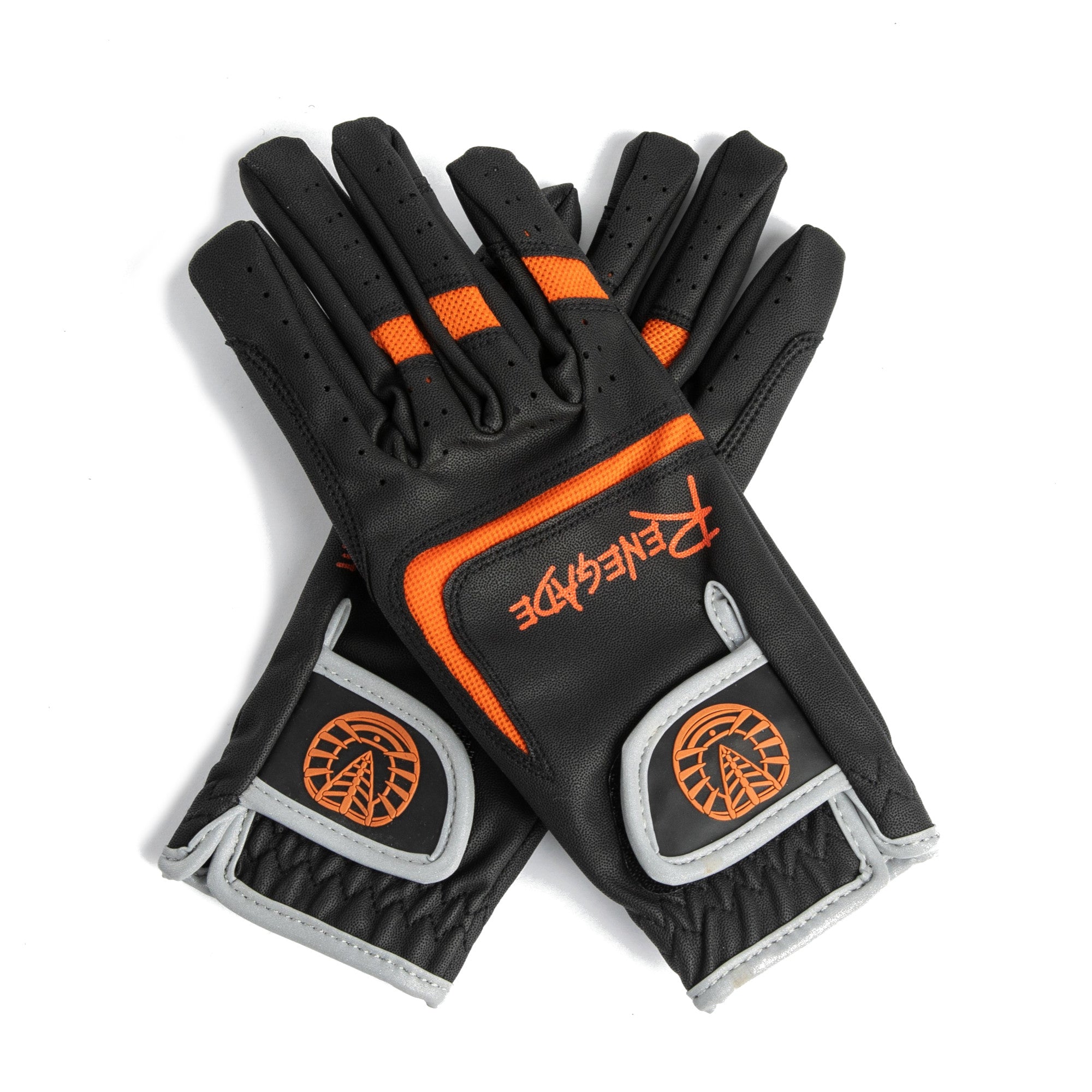Guantes de montar de cuero Renegade® - Naranja clásico