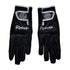 Pair of black riding gloves with Renegade logo