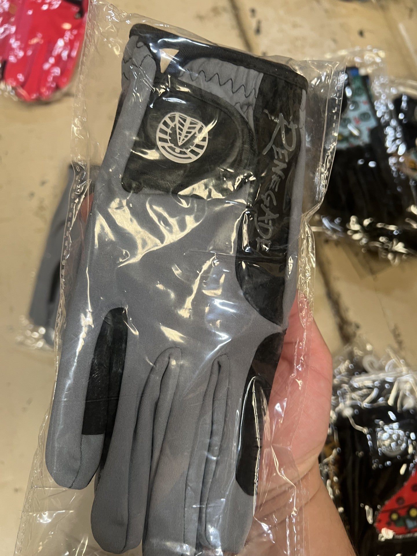 Guantes de montar de cuero Renegade® - Naranja clásico