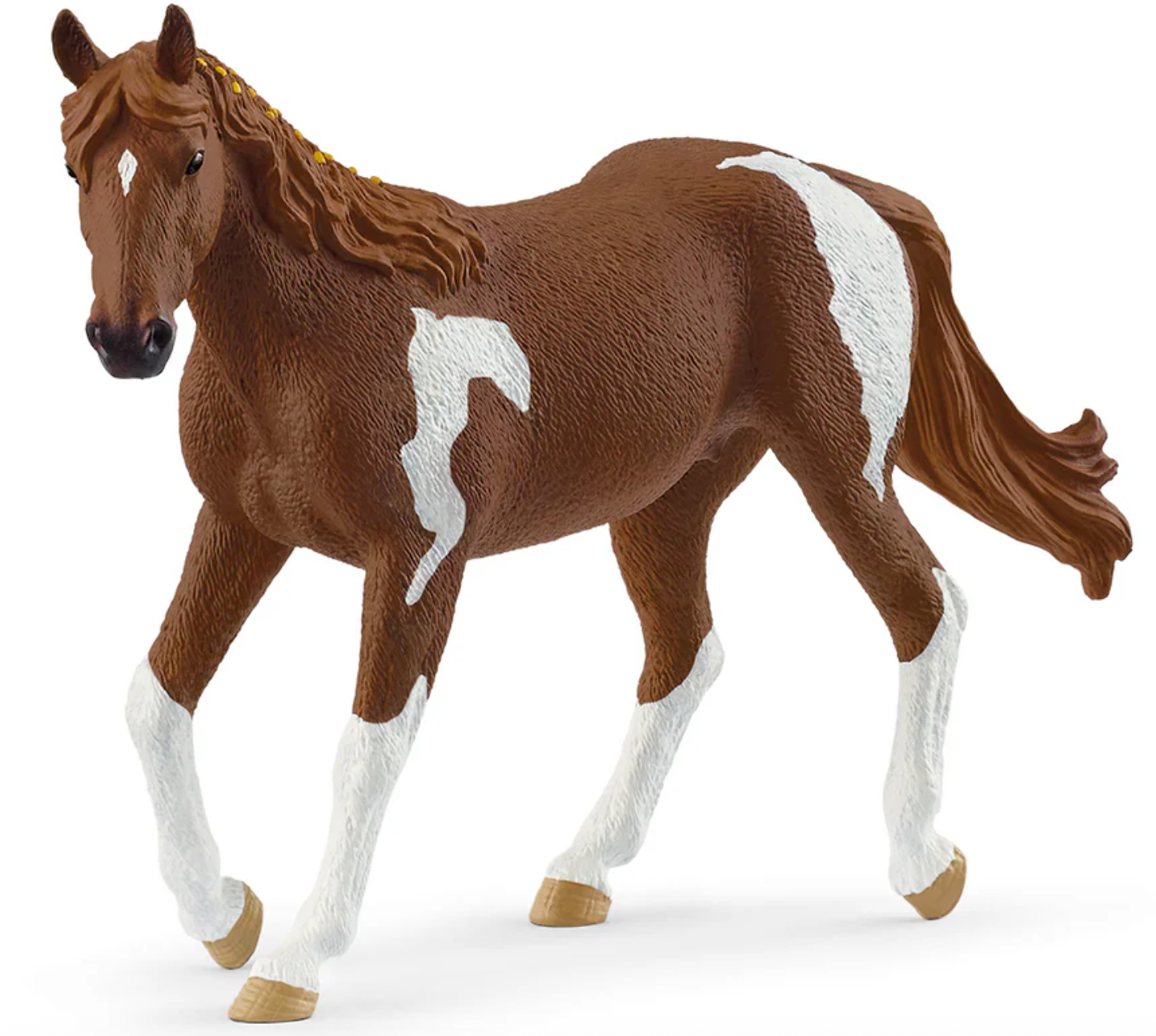 Schleich Collectible Horses - Paint Horse Mare Brown