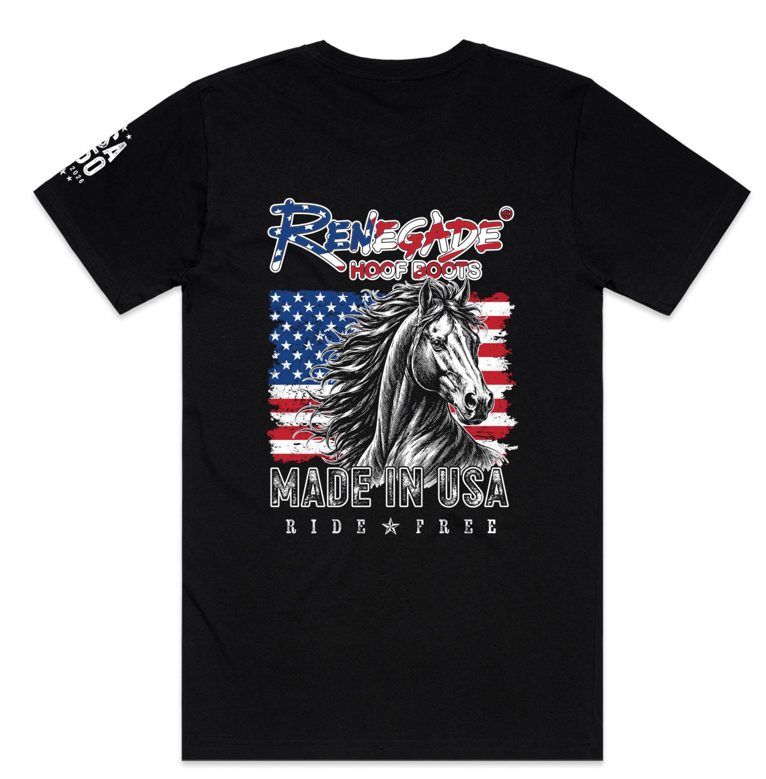 Renegade T-Shirt: USA 250 Black