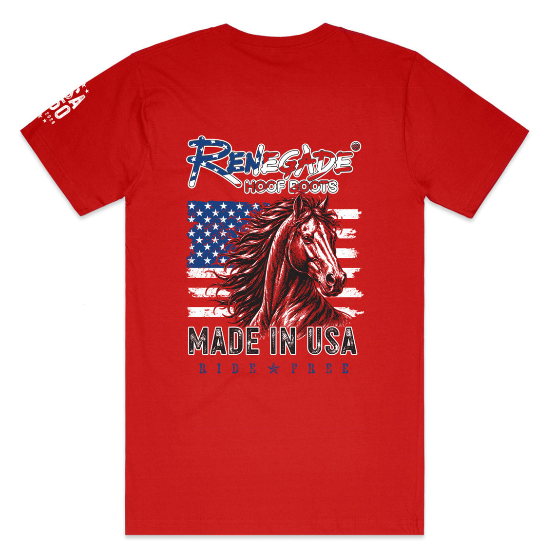 Renegade T-Shirt: USA 250 Red