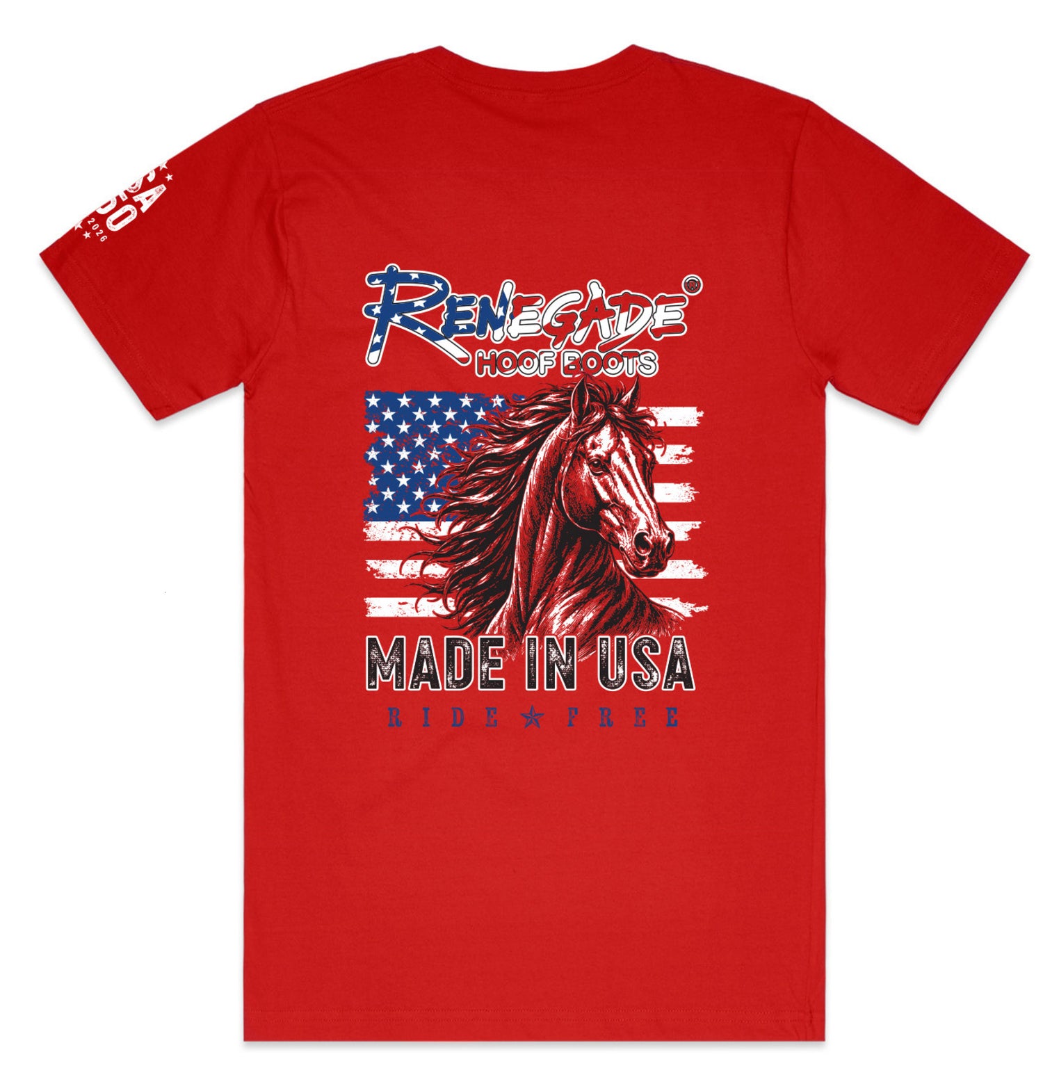 Renegade T-Shirt: USA 250 Red