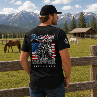 Renegade T-Shirt: USA 250 Black