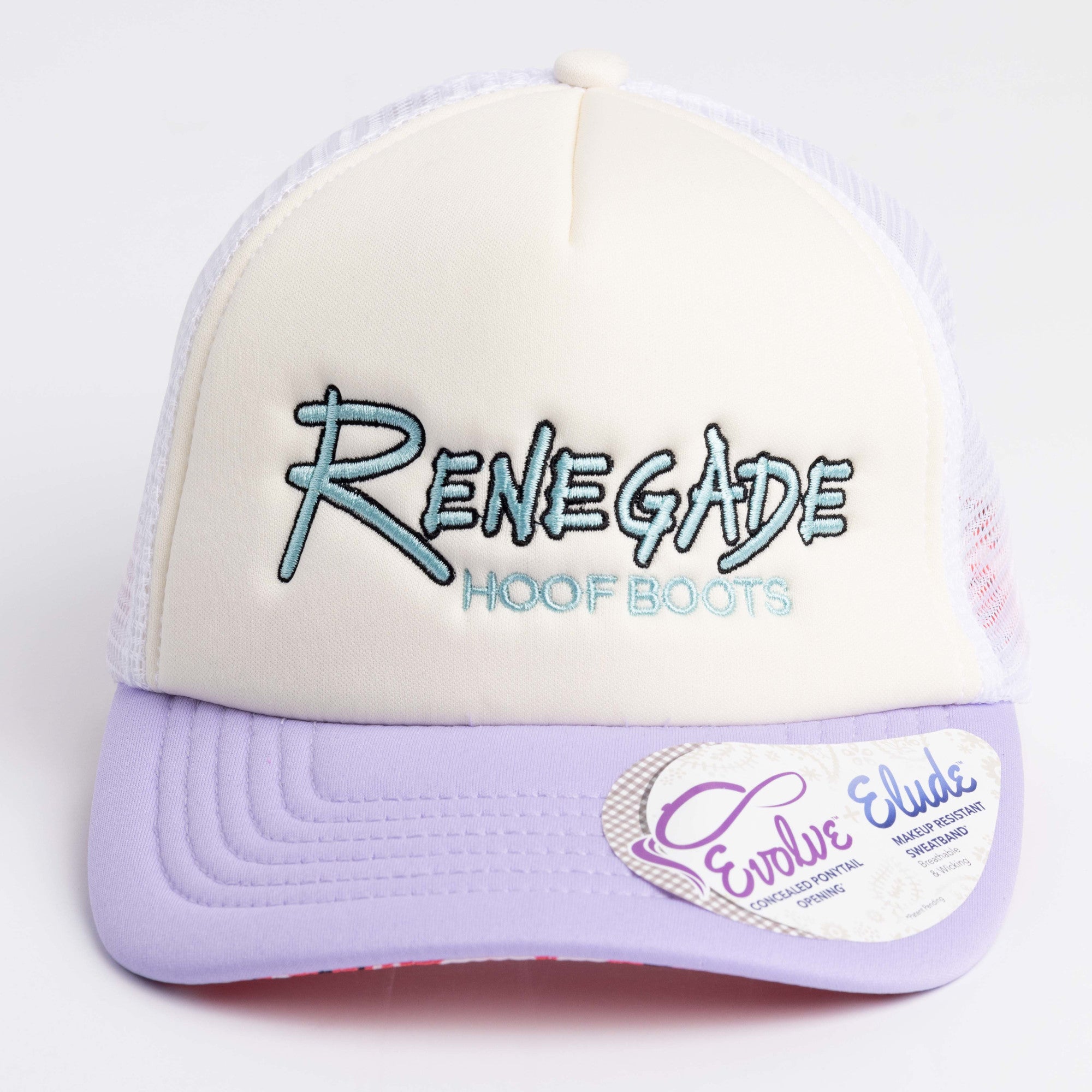 Gorra de camionero de espuma con ranura para cola de caballo para mujer Renegade®