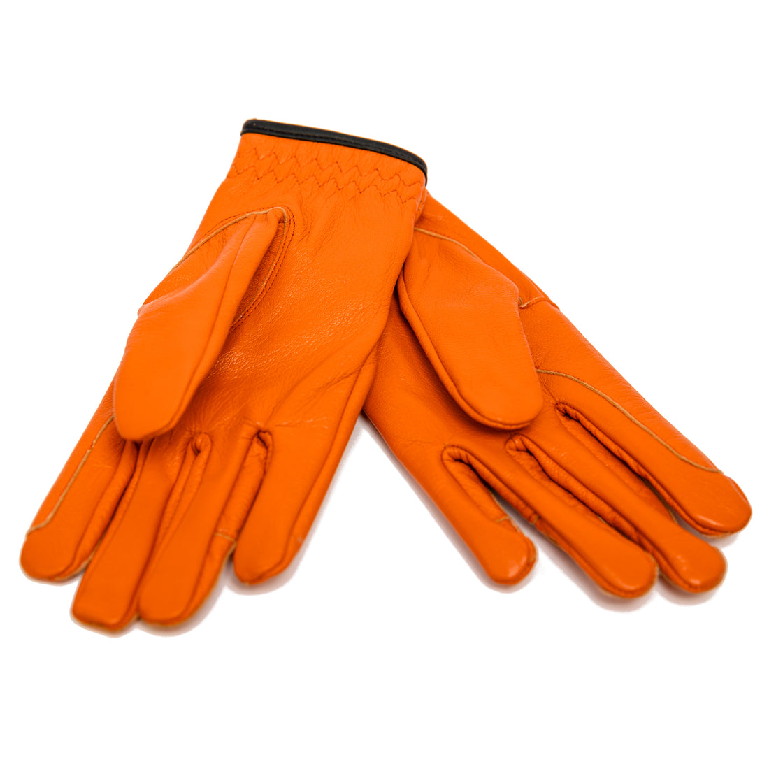 Renegade® Leather Riding Gloves - Classic Orange