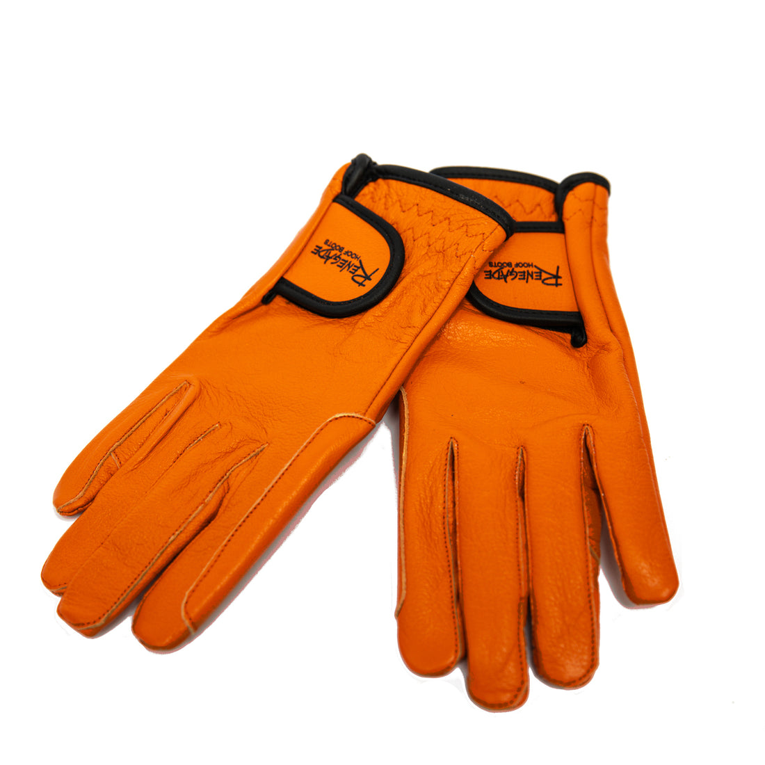 Renegade® Leather Riding Gloves - Classic Orange