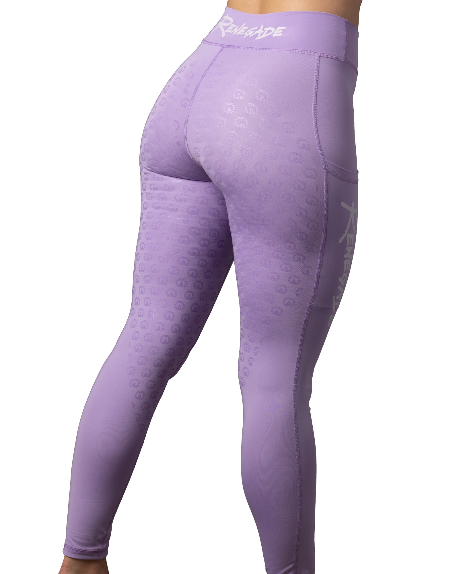 Renegade Riding Tights 2.0 - Lilac Grippy Seat