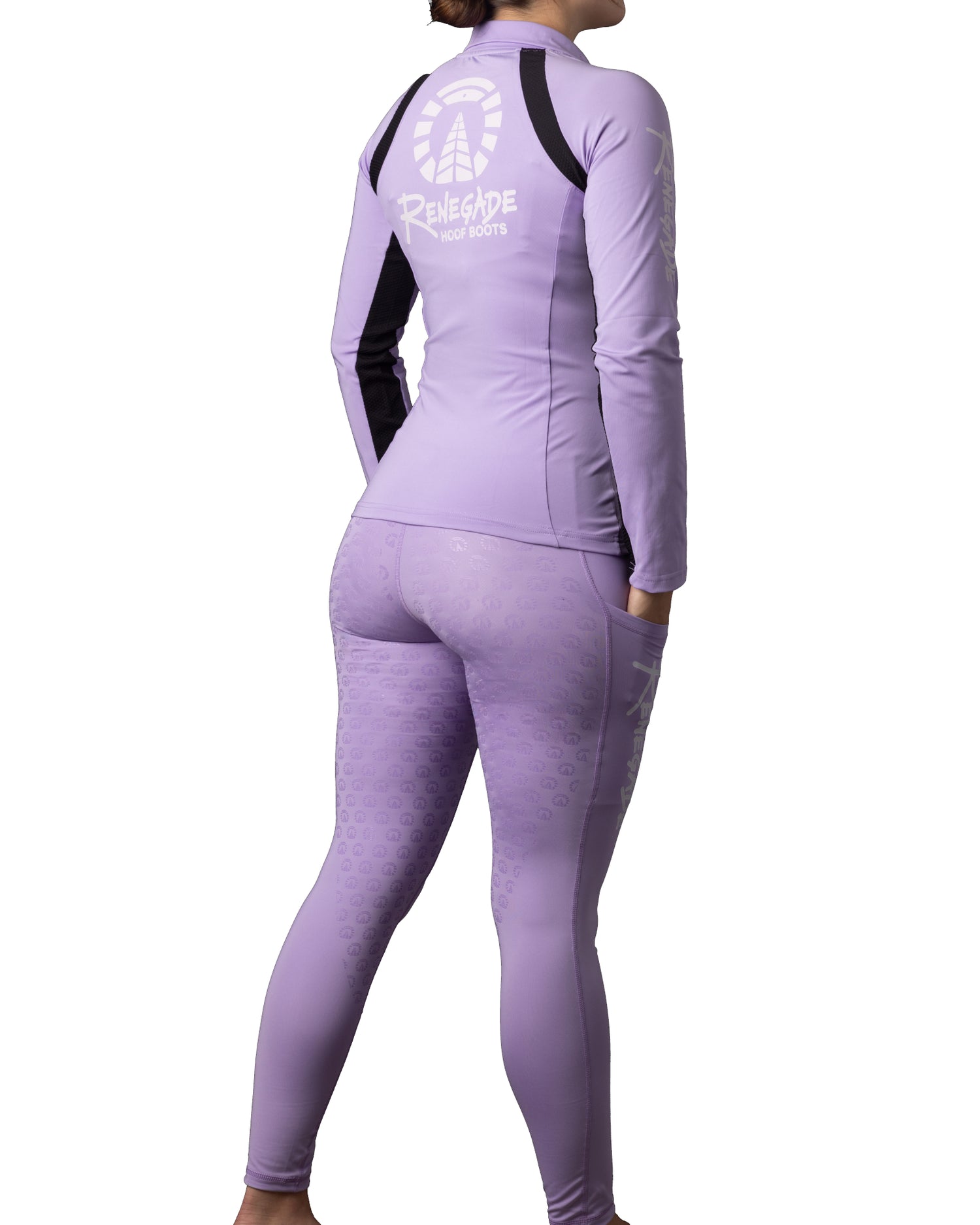 Renegade Riding Tights 2.0 - Lilac Grippy Seat